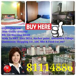 Blk 160 Mei Ling Street (Queenstown), HDB 3 Rooms #106216022